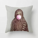 Axyaa Cartoon Animal Pillowcase 45x45cm Home Sofa Car Decor