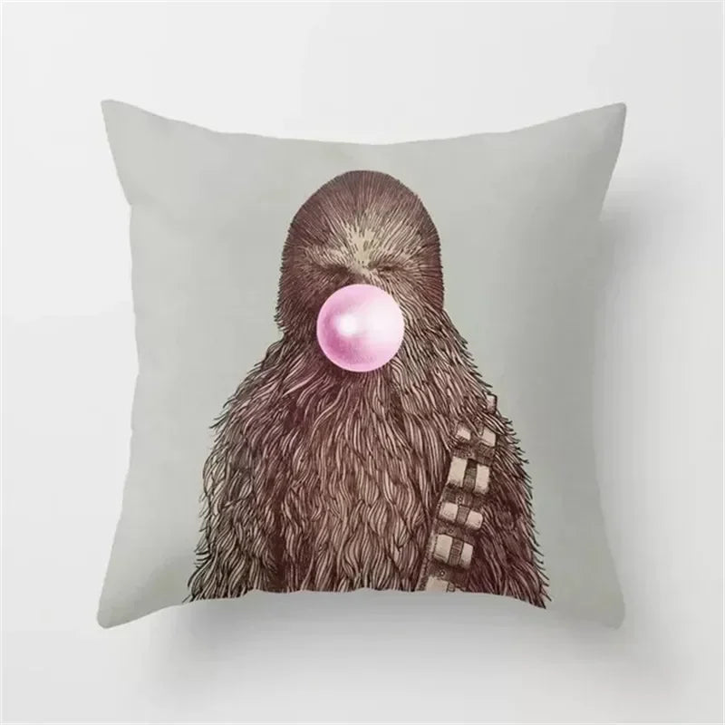 Axyaa Cartoon Animal Pillowcase 45x45cm Home Sofa Car Decor