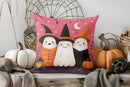 Cute Ghost Reading Book Cushion Cover for Sofa Bedroom Car by Axyaa