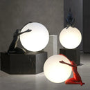 Axyaa Moon Desk Lamp Nordic Creative Spherical LED Art Light