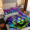 Axyaa Beast Print Bedding Set - Soft Duvet Cover with Zipper Closure