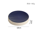 Axyaa Ceramic Cylindrical Plate Set Ideal for Pasta, Desserts, Snacks, Steaks, Sushi, and Molecular Cuisine