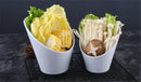 Axya Melamine Frost Plate Dish: Creative Tableware for Snacks, Sushi, Barbecue, and Hot Pot.