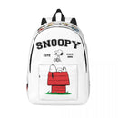 Axyaa Cartoon Dog Print Backpack for Student Schoolbag and Travel