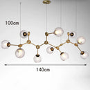 Axyaa Salon Chandelier Pendant Lights Ceiling Lamps for Dining Room Elegant Indoor Lighting