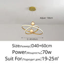 Axyaa LED Pendant Chandelier with Inner and Outer Ring Lighting
