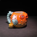 Axyaa Pufferfish Tiki Cup: Fun 600ml Cocktail Glass for Hawaiian Parties