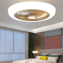 Axyaa Invisible Silent Bedroom Fan Lamp, Remote Control Ceiling Light