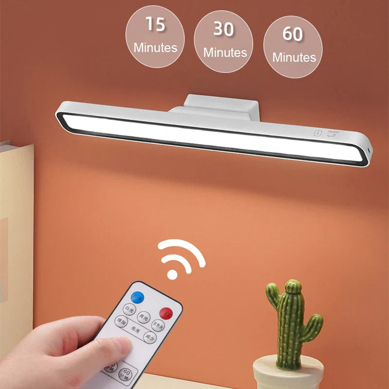 Axyaa LED Desk Lamp: Rechargeable & Dimmable Night Light