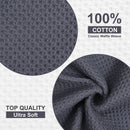 Axyaa Kitchen Cotton Towels: Absorbent Honeycomb Dish Cloths, Reusable & Washable
