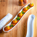 Axyaa Ceramic Fish Sushi Plate Creative Serving Tableware