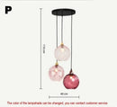 Axyaa Water Pattern Glass Ball Pendant Light for Bedroom and Living Room
