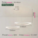 Axyaa Nordic LED Pendant Chandelier for Modern Living Room Lighting