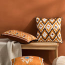 Axyaa Abstract Geometric Cushion Cover 45x45cm - Home Decor for Sofa, Living Room