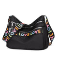 Axyaa Multi-Pocket Messenger Shoulder Bag | Waterproof Oxford Crossbody Handbag