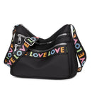 Axyaa Multi-Pocket Messenger Shoulder Bag | Waterproof Oxford Crossbody Handbag