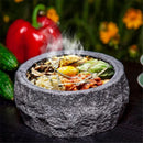 Axya Stone Pot: Natural Rough Stone Pot for Korean Cuisine and Stone Pot Rice Mixing