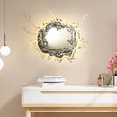 Axyaa Stainless Steel LED Water Drop Wall Lamp