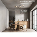 Axyaa Marble Designer Belt Pendant Light: Dimmable Luxury Chandelier
