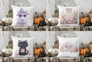 Axyaa Halloween Ghost Flower Hat Pillow Cover for Sofa Bedroom Car