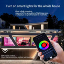 Axyaa Smart LED Ceiling Light: WiFi, Bluetooth, RGBCW Dimming, Color Matching - Bedroom, Living Room