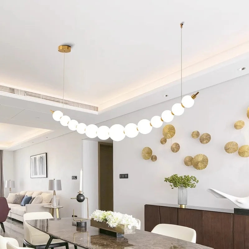 Axyaa Modern LED Pendant Light Chandeliers for Home Decor and Indoor Lighting