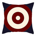 Sword Target Pattern Cushion Cover 45X45cm by Axyaa - Realistic Art Print Home Decor Pillowcase