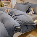 Axyaa Super Soft Cotton Bed Set, Four Season Down Duvet Cover, Great Gift Choice