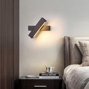 Axyaa Nordic Bedroom Wall Lamp - Rotating Bedside Home Decor Lighting Fixtures