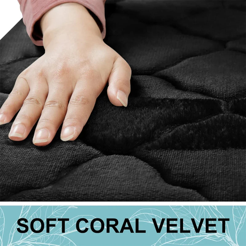 Axyaa Soft Memory Foam Bathroom Mat - Non-slip, Absorbent, Washable Rug