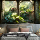 Axyaa Bohemian Retro Floral Wall Hanging Room Art Decoration for Home