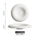 Axyaa Ceramic Western Food Plate Set for Steaks, Desserts, and Salads