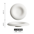 Axyaa Ceramic Western Food Plate Set - Elegant Hotel Tableware & Salad Bowl