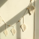Axyaa Boho Leaf Tassel Wall Hanging Decor for Bedroom & Living Room