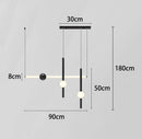 Axyaa Modern Living Room Chandeliers Ceiling Lamp LED Hanging Lights Indoor Lighting