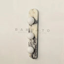 Axyaa Marble LED Wall Light Brass Glass Bedroom Sconce Stairs Lamp Hotel Shop Decoration