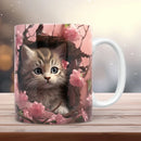Axyaa Cat Lover Office Coffee Mug Tea Cup 11oz Ceramic Gift Sister Birthday