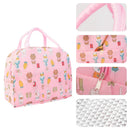 Axyaa Cartoon Kids Lunch Bag Waterproof Insulated Tote with Aluminum Film