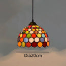 Axyaa Vintage Tiffany Glass Chandelier Restaurant Lantern