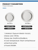 Axyaa Bedside LED Wall Lamp Modern Nordic Room Decor Plaster Light