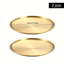 Axyaa Stainless Steel Round bone Spitting Dish Fruit Meat Tableware