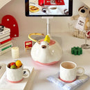 Axyaa Duck-Shaped Ceramic Water Kettle: Charming Design for Tea Time