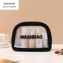 Axyaa PVC Travel Toiletry Bag: Portable Makeup Organizer for Women, Cosmetic Storage Container