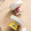 Axyaa Color Enamel High Footed Dessert Bowl for Molecular Cuisine Restaurant