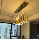 Axyaa Modern Chandelier Pendant for Elegant Dining Room Lighting.