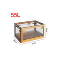 Axyaa Foldable Storage Box with Lid: Large Capacity Organizer for Toys, Books, and More