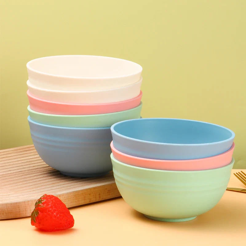 Axyaa Reusable PP Material Bowl for Home Kitchen, Dorm, Camping, RV, Hotel, Restaurant