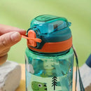 Axyaa Cartoon Animal Water Bottle: Portable Leak-proof Kids Drinking Cup