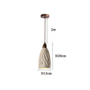 Axyaa Micro Cement Wabi Sabi Chandelier for Zen Tea Room & Bedroom Lighting