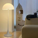 Axyaa Modern Mushroom LED Table Lamp - White Metal Minimalist Decor